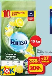 RİNSO RENKLİLER/BEYAZLAR 10 KG RİNSO RENKLİLER/BEYAZLAR 10 KG